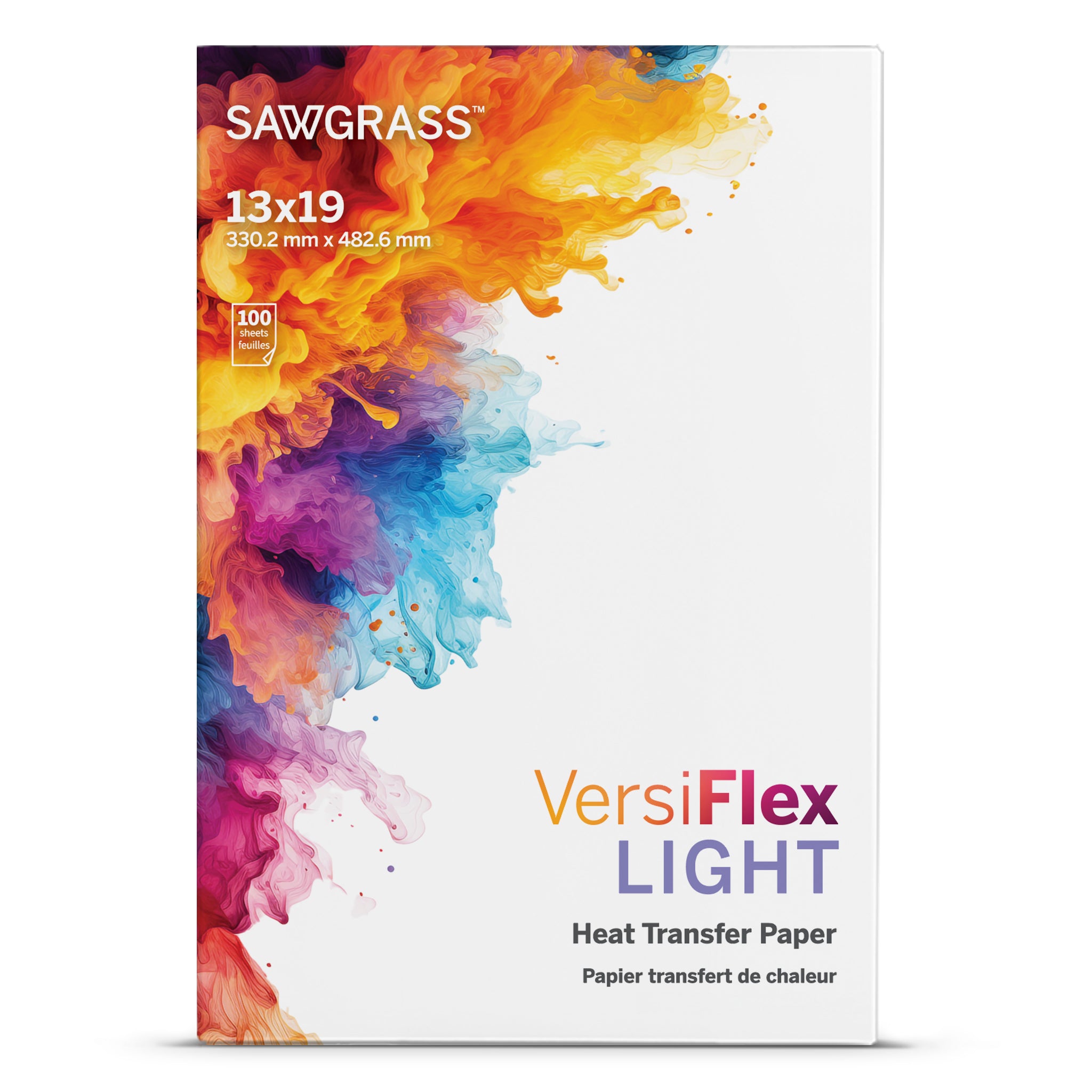 Sawgrass VersiFlex Light Transfer Paper - 100 or 50 Sheets - Joto Imaging Supplies Canada